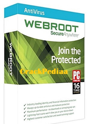 Webroot SecureAnywhere Antivirus 2019 Crack License Key