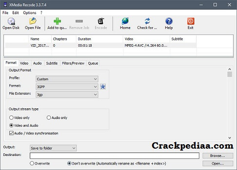 XMedia Recode 3.4.9.2 Crack With Keygen 2020 Download