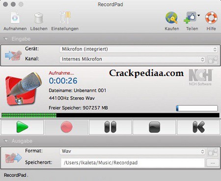 nch recordpad sound recorder free download