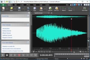 NCH WavePad Audio Editor 17.66 instal the new for apple
